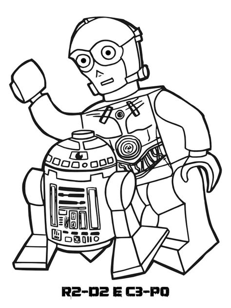 Lego Star Wars Coloring Pages Download And Print