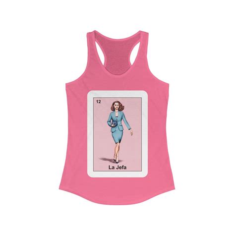 La Jefa De La Loteria Tank Top Boss Lady Mexican Bingo Tank Top Etsy