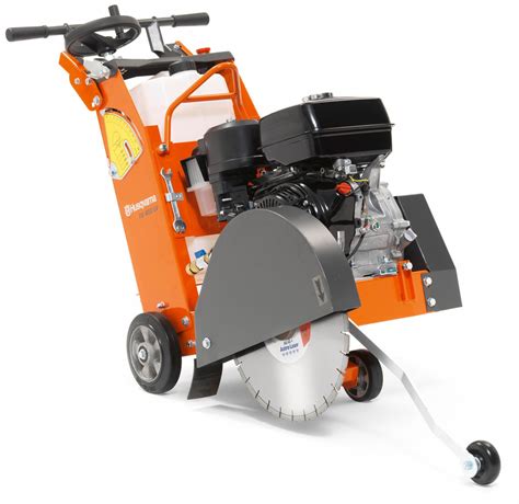 HUSQVARNA Asphalt, Concrete, Wet, Walk-Behind Concrete Saw, 20 in Blade ...