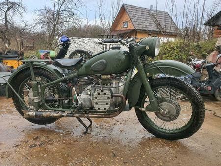 DNEPR Ural M72 K750 Used The Parking Motorcycles