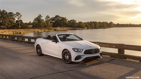 2021 Mercedes Amg E 53 Cabriolet Us Spec Front Three Quarter Caricos