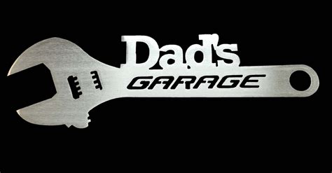 Dads Garage Custom Metal Sign Fathers Day T For Etsy