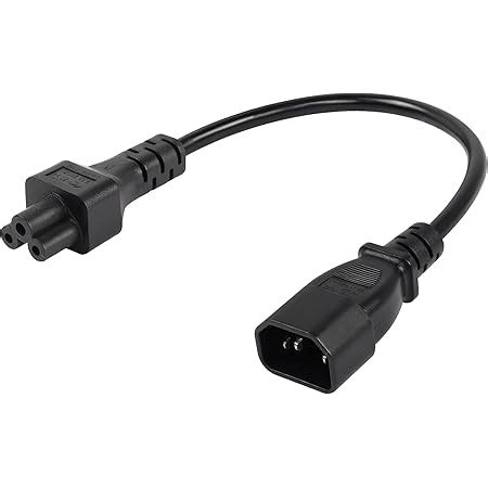 IEC 1M Extension C5 To C14 Converter Adapter Power Cable Kettle Cable