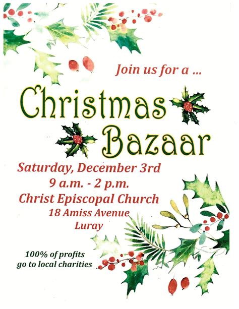 Christmas Bazaar Luray Page Chamber Of Commerce