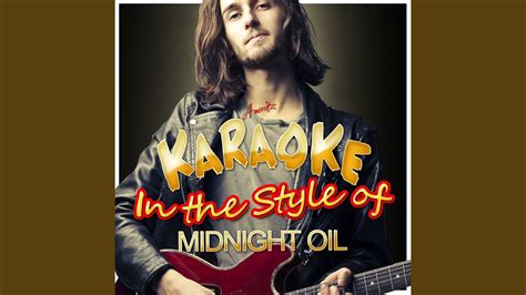 King Of The Mountain In The Style Of Midnight Oil Karaoke Version