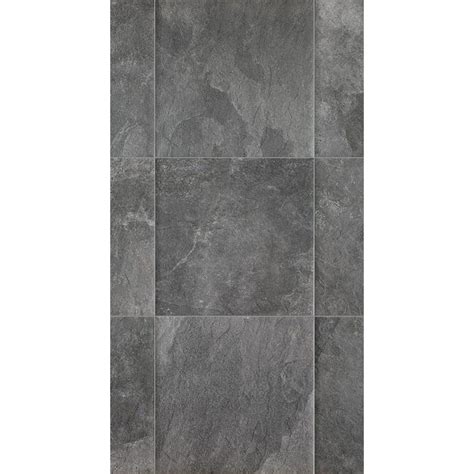 Anthracite 45x90 Cm Structured Depth 20 Mm Porcelain Stoneware Tiles