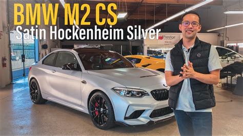 2021 BMW M2 CS Satin Hockenheim Silver YouTube