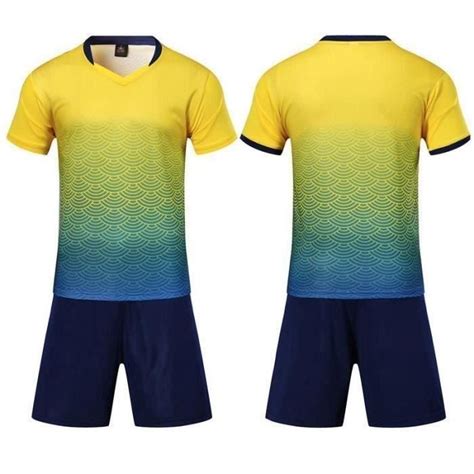 Ensemble Maillot Et Short De Football Homme Sport Entra Nement S Chage