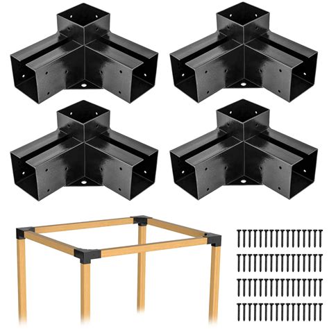 Snapklik Fmhotu Diy Pergola Brackets Kit Pack Way Right