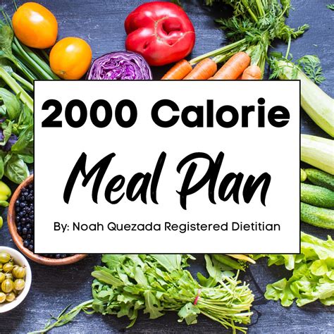 Printable 2000 Calorie Diet Plan