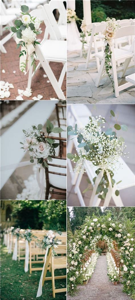 Minimalist Outdoor Wedding Aisle Decor Ideas Hmp