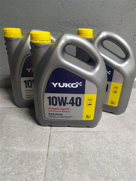 Моторна олива, моторное масло YUKO Vega Synt 10w40 Полусинтетика: 490 ...