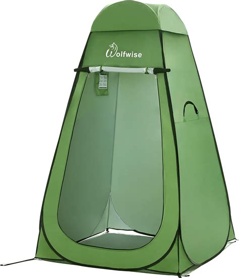 WolfWise Pop Up Toilet Tent Shower Privacy Tent For Camping Outdoor