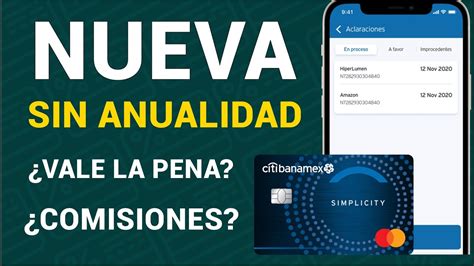 Nueva Tarjeta De CrÉdito Citibanamex Simplicity Sin Anualidad