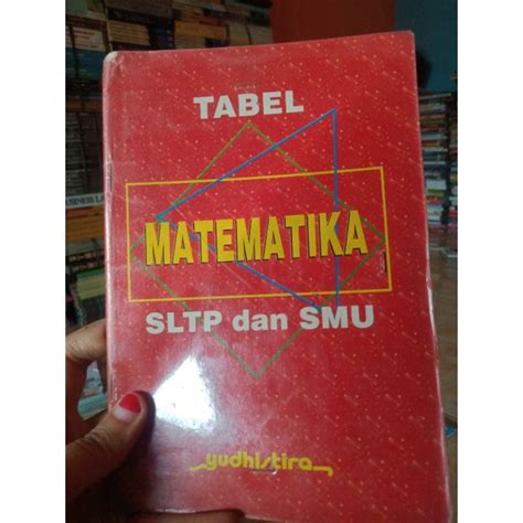 Jual Tabel Matematika Untuk Sltp Dan Smu Penerbit Erlangga Shopee