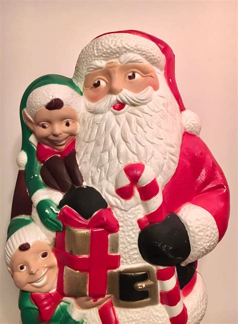 Vintage Plastic Christmas Yard Decorations