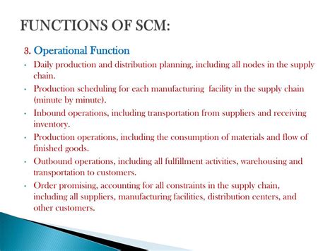 supply chain management scm powerpoint