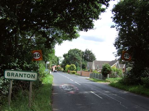 Branton Northern Boundary Of Village © David Ward Cc By Sa20