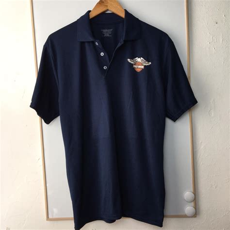 Harley Davidson Men S Polo Shirts Depop