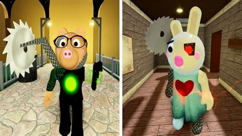 Roblox Piggy New Cyborg Ponny Vs Cyborg Bunny Jumpscare Roblox Piggy