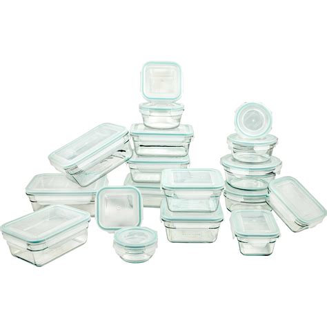 Glasslock 36-Piece Tempered Glasslock Food Storage Container Set ...