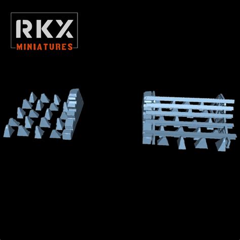 Siegfried Line Gate Rkx Miniatures