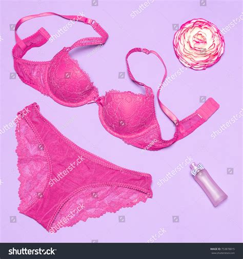 Sexy Lace Lingerie Set Push Up Bra Stock Photo Shutterstock