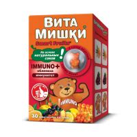 Витамины для детей PharmaMed ВитаМишки Immuno+ 30 жев.пастилок купить в ...
