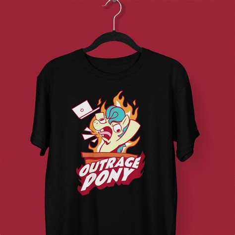 Pcworld Outrage Pony T Shirt Crowdmade