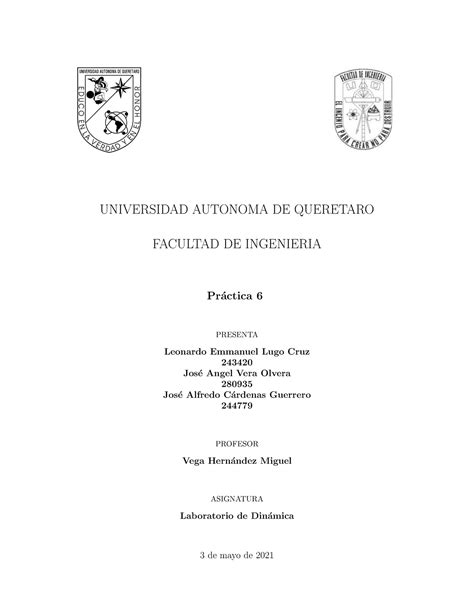 Lugo Cruz C Rdenas Guerrero Y Vera Olvera P6 UNIVERSIDAD AUTONOMA DE