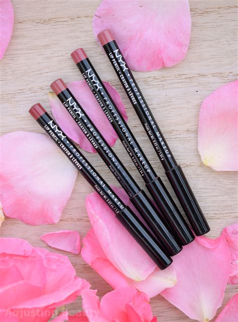 Review NYX Slim Lip Pencils Nude Pink Natural Peekaboo Neutral Ever Adjusting Beauty