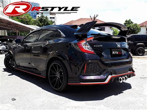 Bodykits Type-R For Honda Civic 2017 (5D) by Tithum - Rstyle Racing