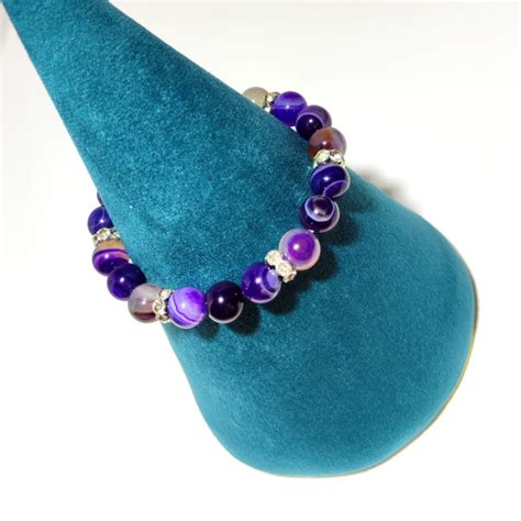 Браслет женский из облагороженного Агата/бусины 10 мм - купить с ...