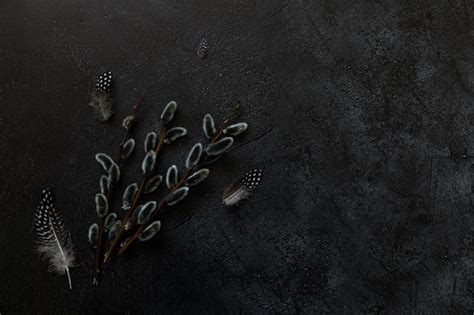 Premium Photo Happy Easter Concept Preparation For Holiday Pussy Willow Flowers Branches