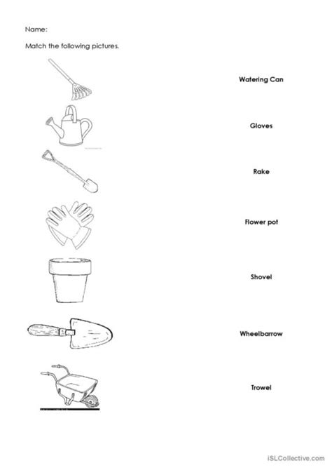 87 Gardening English Esl Worksheets Pdf And Doc