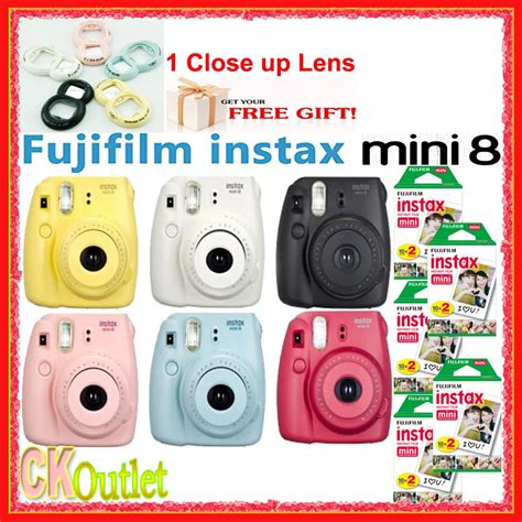 Купить оригинальный камеры Fujifilm instax мини 8 камера + 100 шт. лист ...