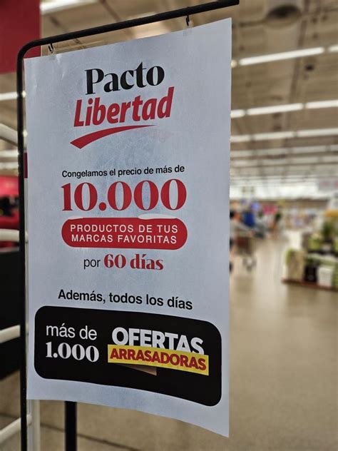 Grupo Libertad congela los precios de más de 10 mil productos en todos