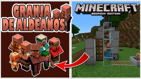 Granja De Aldeanos Para Minecraft Bedrock Pe Xbox Ps Switch