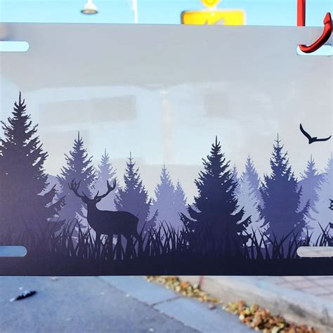 Deer Plate Etsy