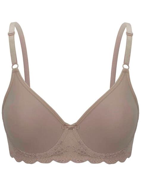 Comprar Sutiã sem Bojo Nude Tecido Duplo Aro Lorena a partir de R 67 80 Amyle Lingeries