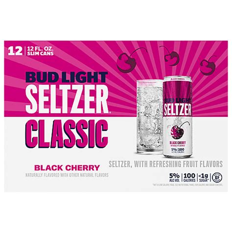 Bud Light Seltzer Seltzer Classic Black Cherry 12 Ea Buehler S