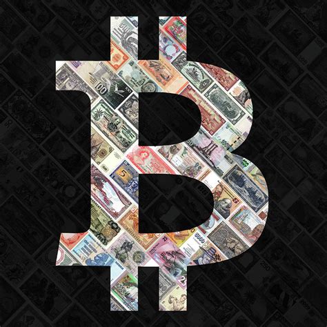 BITCOIN OVER BANK NOTES - bitcoin art over discontinued banknotes ...