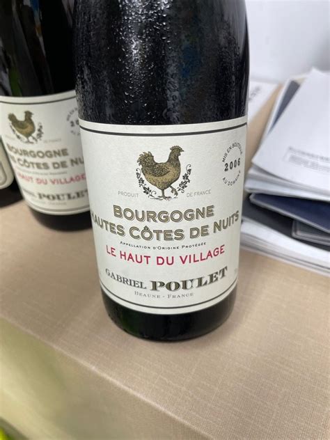 2008 Gabriel Poulet Bourgogne Hautes Côtes de Nuits Le Haut du Village