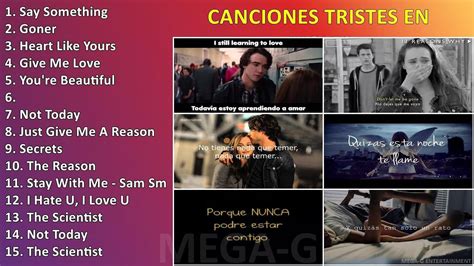 Canciones tristes en ingles Música Romántica YouTube