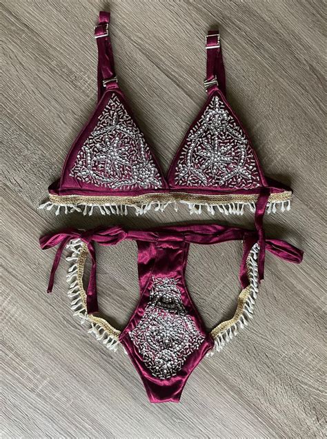 The Shilpa Handmade Lingerie Set Etsy