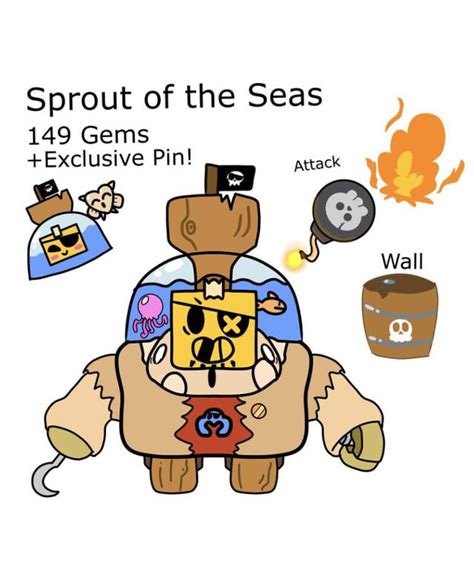 Skin Concept Sprout Of The Seas R Brawlstars