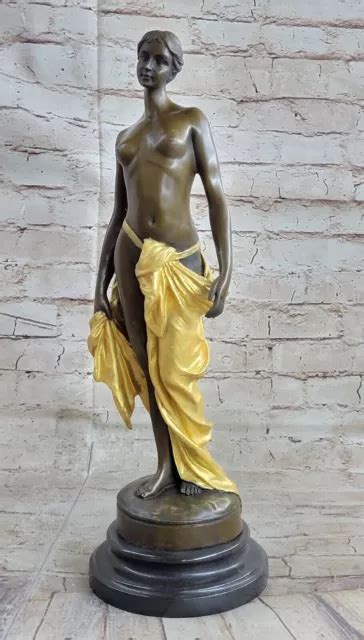 Classical Bronze Female Nude Figure Greek Roman Goddess Statue Hot Cast Gift Picclick Uk
