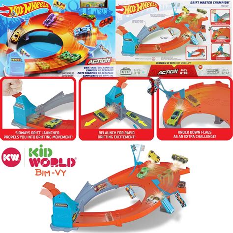 Bộ đường ray đua Hot Wheels Drift Master Champion Playset GBF84 Shopee Việt Nam
