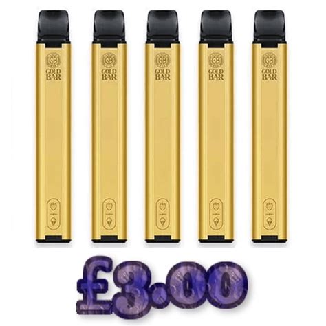 Gold Bar 600 20mg Disposable Vape Vapeazy