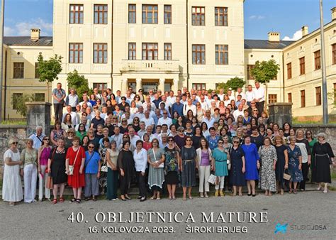 Maturanti u Širokom Brijegu proslavili 40 godina mature Jabuka tv